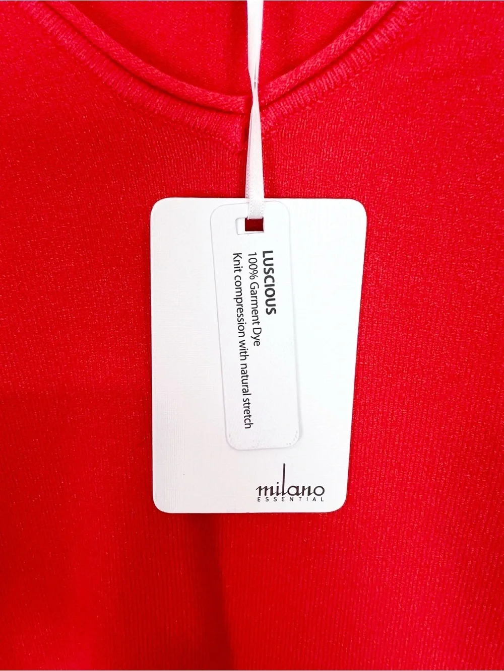 MILANO ESSENTIALS ORANGE 3/4 SLEEVE V-NECK SWEATER WOMENS SZ XS NWT